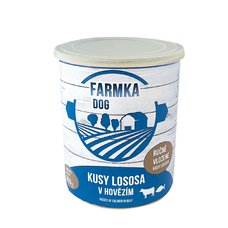 FARMKA DOG s lososem 800g