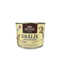 FALCO SENSE DOG Králík a hovězí kousky svaloviny 200 g